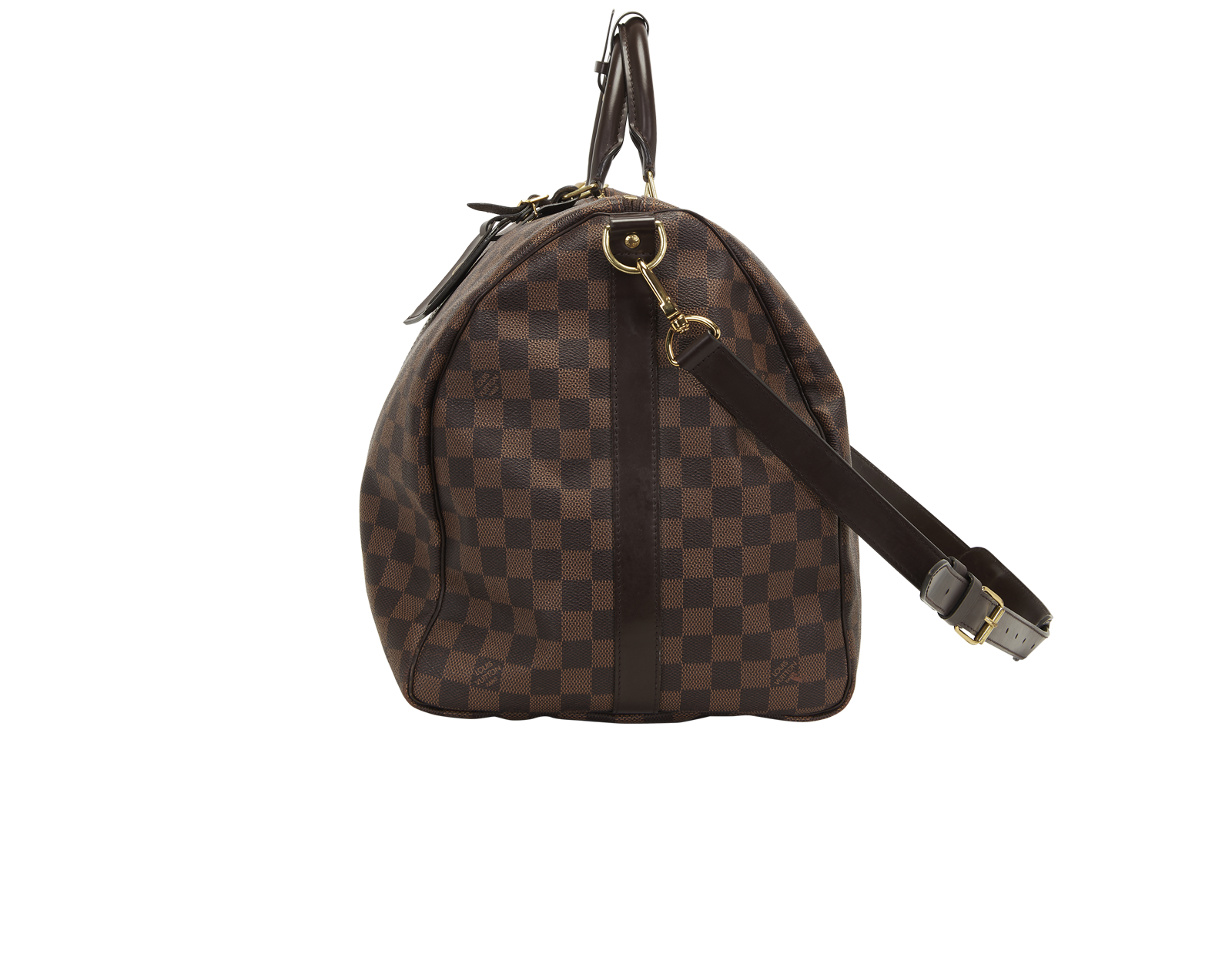 Keepall Bandouliere 55, &pound;1,100, Handbags, Brown, Canvas, Bottom view